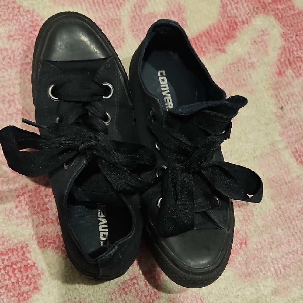 Converse Classic Black Canvas Shoes